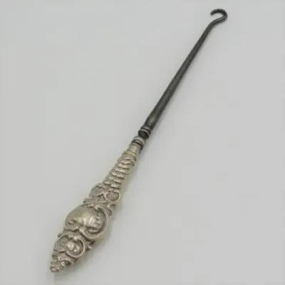Bootstrap puller with sterling silver handle - Hallmarked - Weight 19,1 g