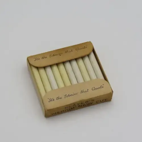 Players Navy cut packet of antique play cigarettes - Miniature - Scarce