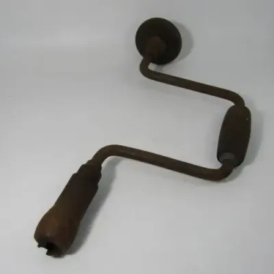 Vintage wood drill (omslag boor) - lot of 2