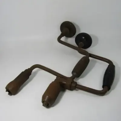 Vintage wood drill (omslag boor) - lot of 2