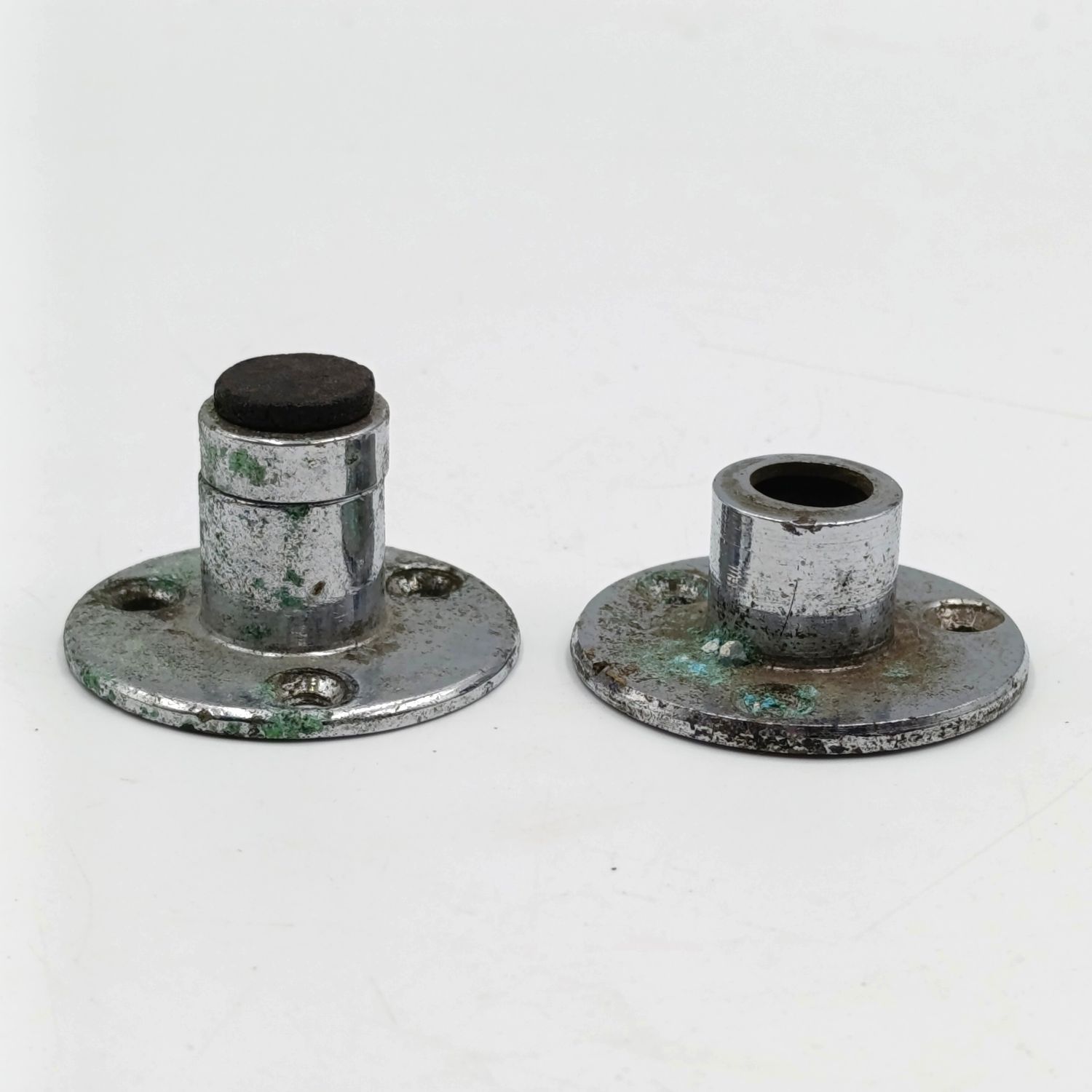 Vintage pair of Rhodesian Railways compartment accessories