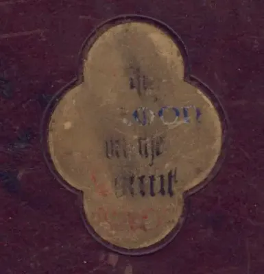 The Sermon on the Mount - 1844 issue by Longman and Co. - Back cover loose