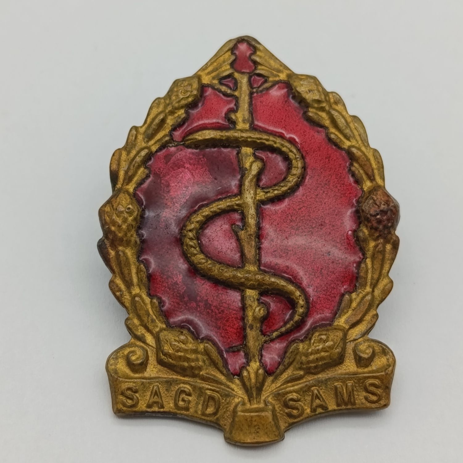 SA Medical Corps cap badge