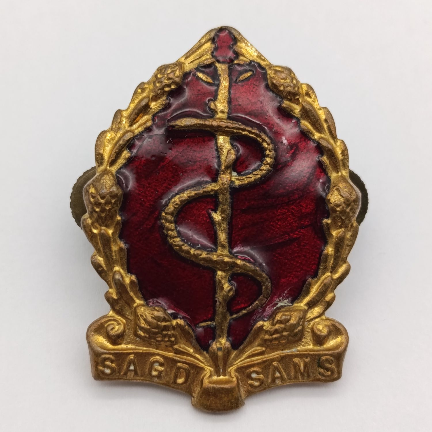 SA Medical Corps cap badge