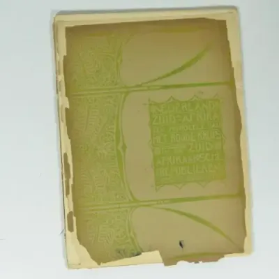 Book issued in 1899 by Nederland Zuid Afrika