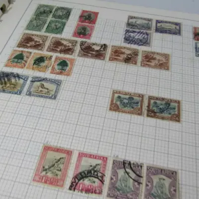 Republic of South Africa Stamp album with over 1800 stamps - used and mint - very nice starter lot