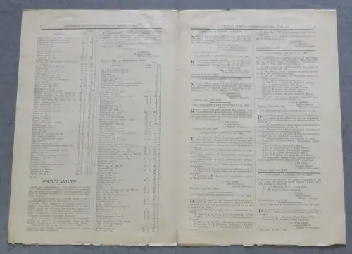 Extraordinary, Government Gazette, 22nd June, 1900 - 38 x 50,5 cm