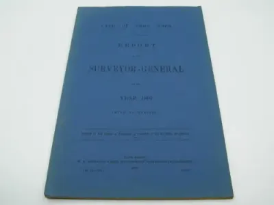 1897 Report of the Surveyor General covering Geodetic survey - Native lands - mineral lands