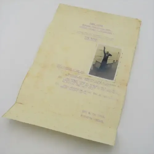Jesting orders for the battle cruizer SCHARNHORST15 August 1939 - sunk 26 Dec 1943