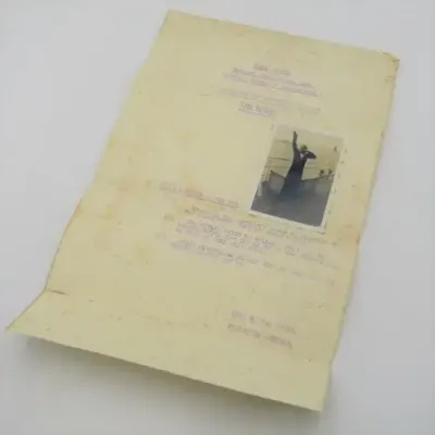 Jesting orders for the battle cruizer SCHARNHORST15 August 1939 - sunk 26 Dec 1943
