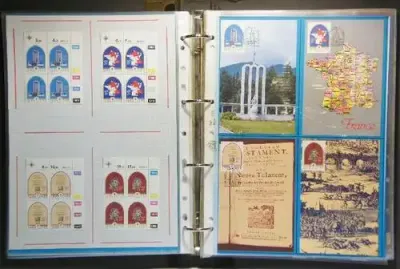 Album with RSA collection of FDC`s control blocks and maxi cards from 1987 to 1988 - as per photo