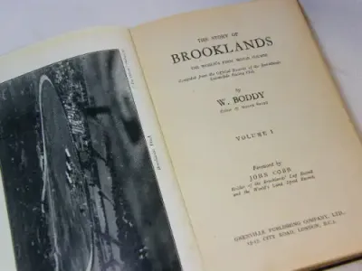 The story of Brooklands - The world`s first motor course by W Boddy - 3 Volumes 1948 first edition