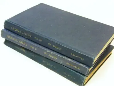 The story of Brooklands - The world`s first motor course by W Boddy - 3 Volumes 1948 first edition