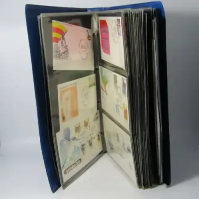 Ledger album with 157 Australia First Day Covers
