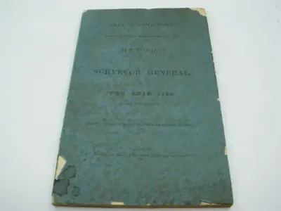 Original 1882 Cape of Good Hope report of the Surveyor General to both Houses of Parliament