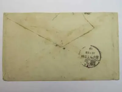 Postal cover from Foochow, China to Cape Town, South Africa