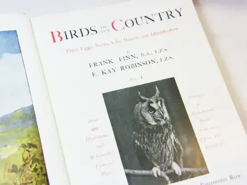 Pair of 2 Birds of our country, their eggs, nests, life and identification - Volume 1 and 2