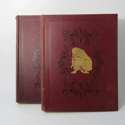 1931 Bound volume of Punch magazine - Jan to June and Jul to Dec - some damage