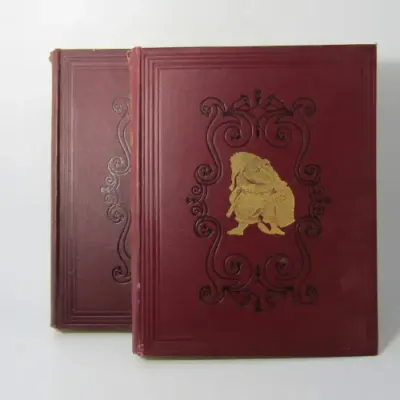1931 Bound volume of Punch magazine - Jan to June and Jul to Dec - some damage