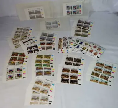 Lot of Namibia control blocks with high book value