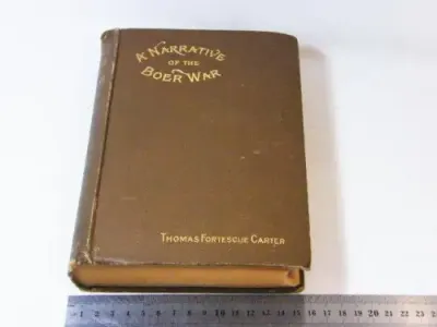 A Narrative of the Boer War by Thomas Fortescue Carter - 1896 edition - first Boer War