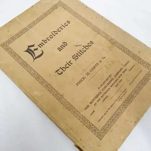 Embroideries and their stitches - 1905 issue