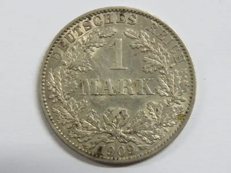 1909 Germany A 1 mark - AU