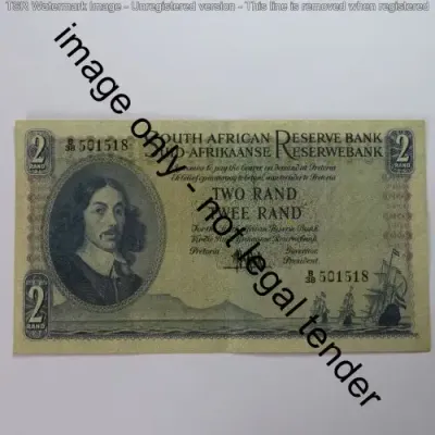 MH de Kock 4th issue R2 banknote VF+