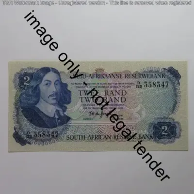 TW de Jongh 2nd Issue R2 banknote uncirculated