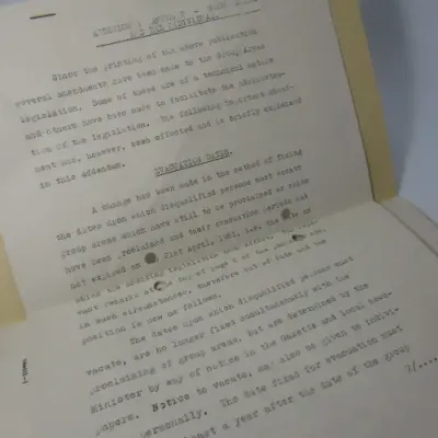 Africana 1960 booklet on the group areas act with additional explanation