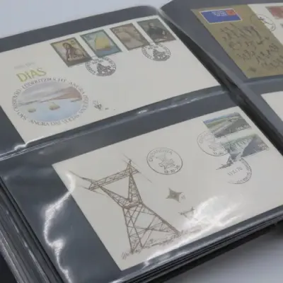 First day cover album with over 100 pages - Included 56 South West Africa First day covers