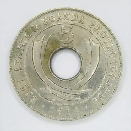 1914 East Africa 5 Cent - AU