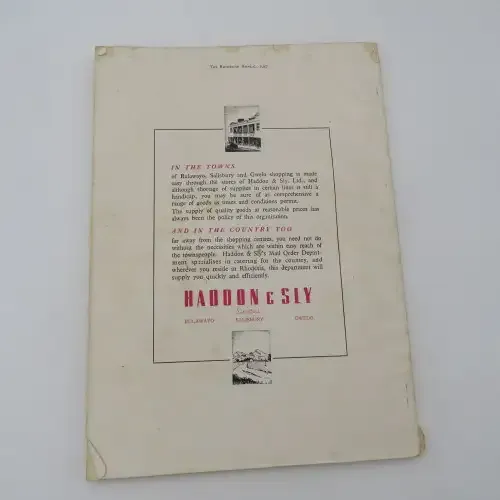 The Rhodesian Annual 1947 - 35,5 x 25,2 cm