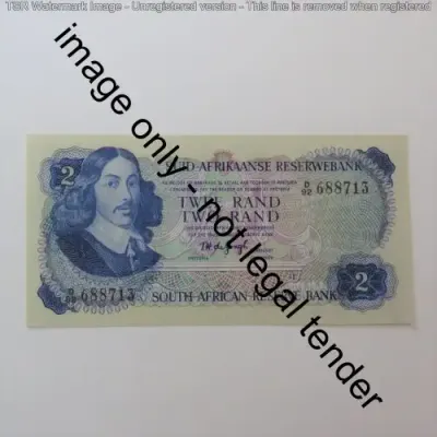 TW de Jongh 2nd issue R2 banknote - Uncirculated