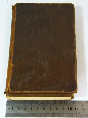 Rational Recreations by W. Hooper - 1801 edition printed by R. Morison - back cover loose