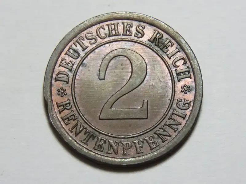 Germany 1932 A 2 rente pfennig - UNC