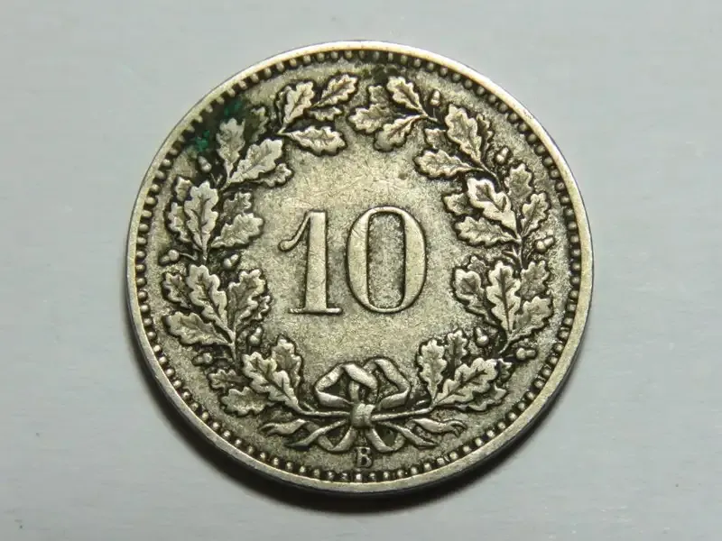 Switzerland 1899 10 rapper - The scarce one
