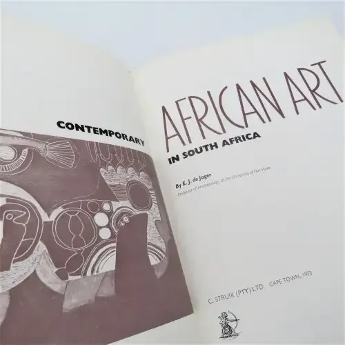 African Art in South Africa - by EJ de Jager - Collectors edition no 53 of 100 - leather band