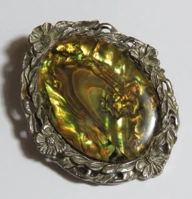 Mother of pearl brooch