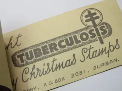 1950 booklet with 19 Xmas stamps