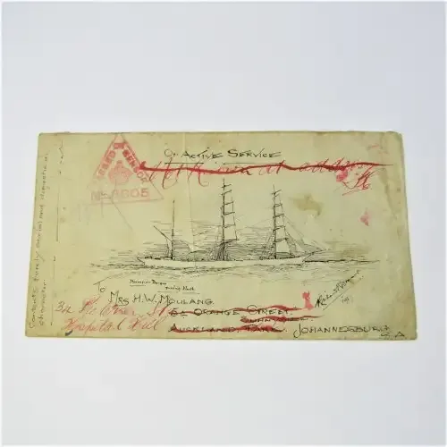 Rare Hand Illustrated cover Passed Censor No. 8805
