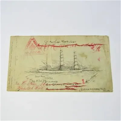 Rare Hand Illustrated cover Passed Censor No. 8805