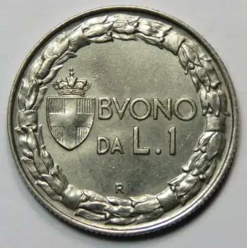 1 Lire 1928 - AU