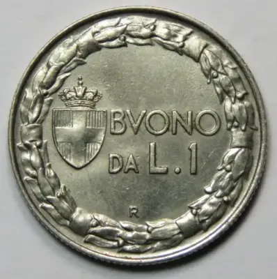1 Lire 1928 - AU