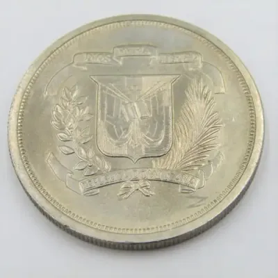 1978 Dominican Republic DUARTE crown size coin - only 35000 minted