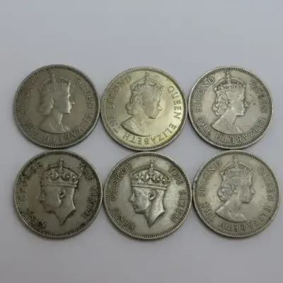 Malaya and British Borneo 20 cents - 1948, 1950, 1954, 1956, 1957, 1961