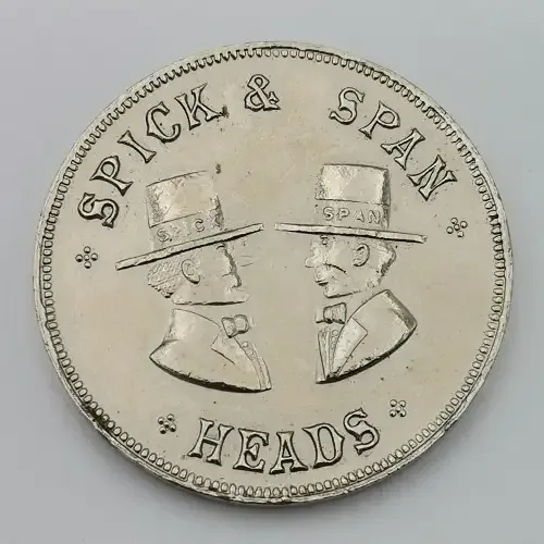 Parthenon Spick and Span paint products Heads and Tails token