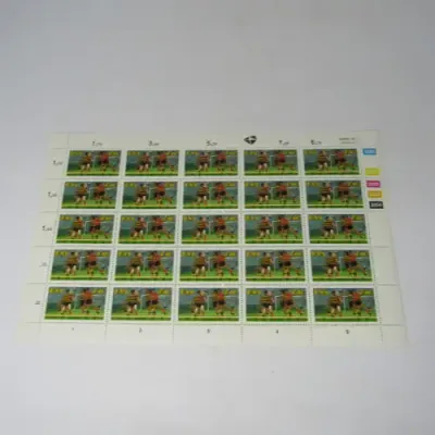 South Africa 24 July 1992 Sport stamps - Set of 6 full pages - 150 stamps in total - SACC 778-783
