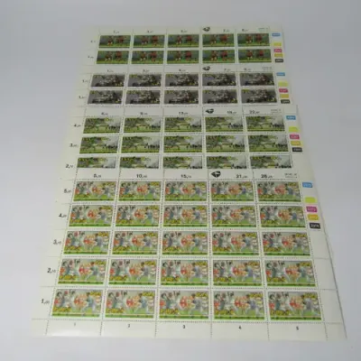South Africa SACC 778-783 Sport 24 July 1992 set of 6 full pages of mint stamps