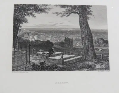Engraving done by E Finden from a drawing by C. Stanfield - Printed in 1930`s by A Fullarton